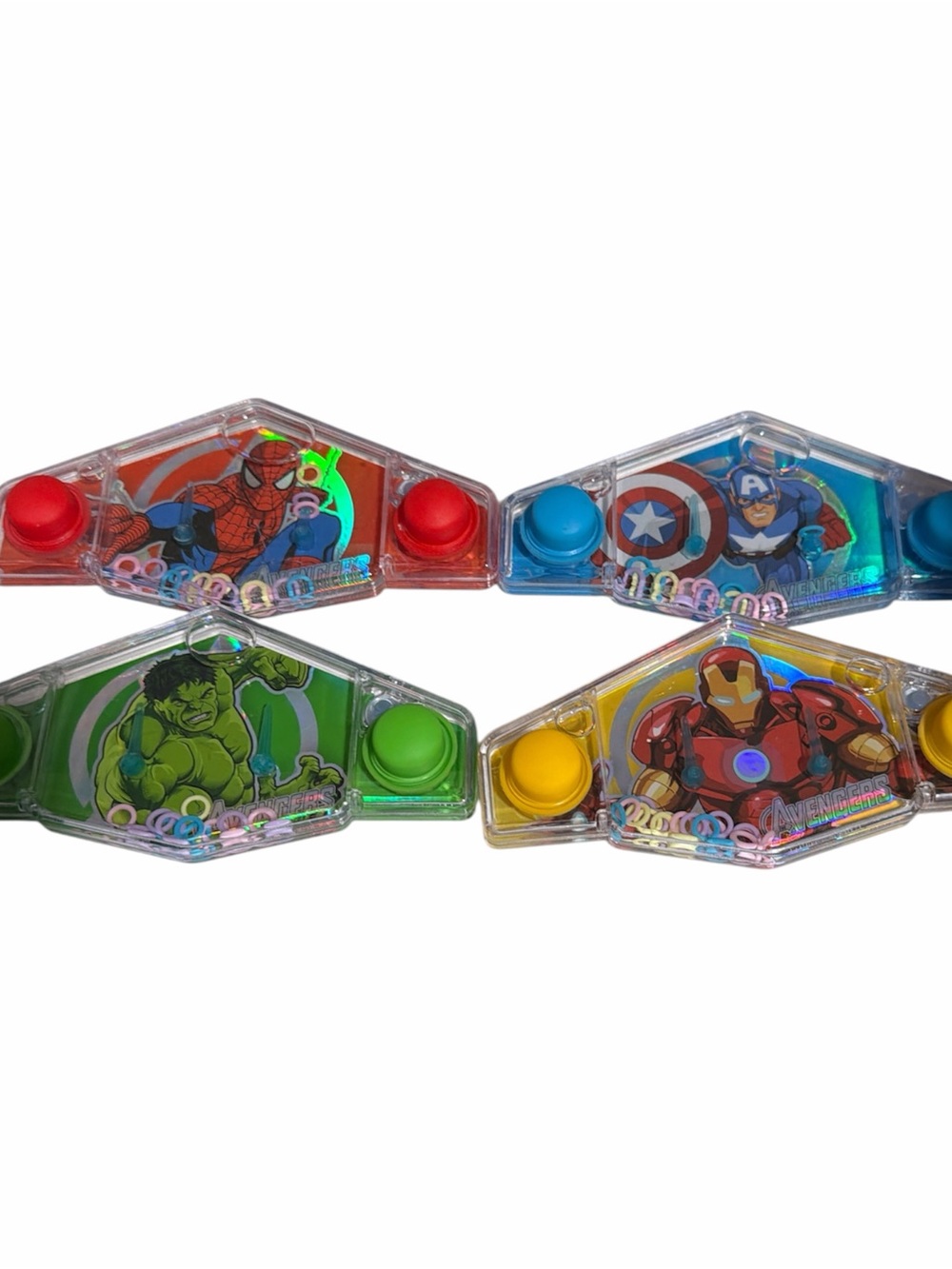 Super heroes water games set of 4